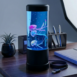 Lampe de chevet aquarium à méduse