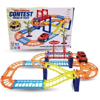 Circuit Routier en Relief pour Enfant avec Voiture