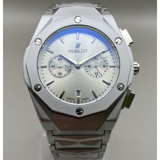 Montre Hublot Pour Homme Bracelet En Acier Inoxydable Argent