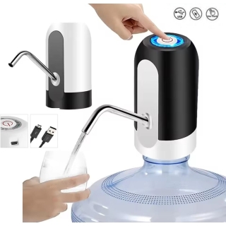 Distributeur D'eau Électrique Universel USB Rechargeable Noir