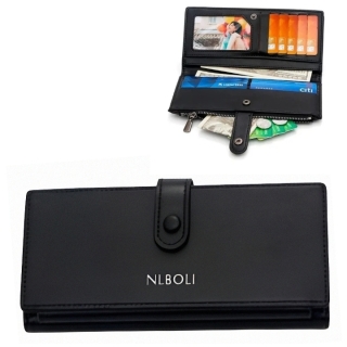 Porte-monnaie Et Passeport De Voyage - Noir - Protection RFID - Neuf