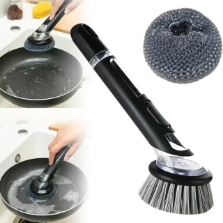 Brosses de Nettoyage avec Distributeur Savon 3 en 1