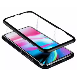 Coque Magnétique 360° pour Samsung Galaxy A30 en Arrière en Verre Trempé