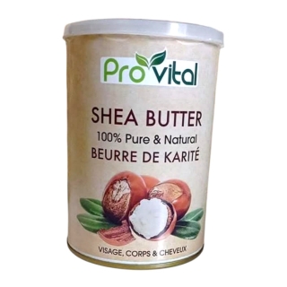 Beurre de Karité 100% Pur et Naturel Soin Visage Corps & Cheveux 350g