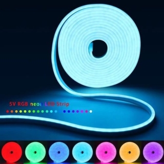 Bande Lumineuse LED 5M Flexible Étanche Éclairage RVB Télécommande