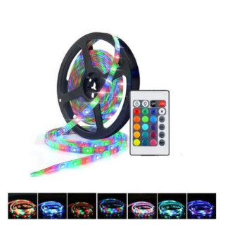 Bande Lumineuse Extensible Multi Couleurs 270 LED 5 Mètres