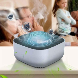 Cendrier Purificateur D'air 2 En 1 Carrée