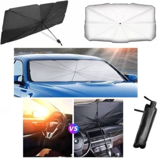 Pare Soleil Forme Parapluie Pliable pour Pare-Brise de Voiture