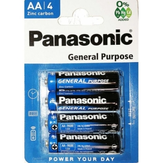 Panasonic Pile AA 1.5V Paquet de 4 Pièces