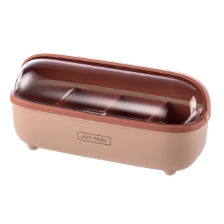 Boîte À Assaisonnement De Cuisine Plastique Avec Couvercle Transparent