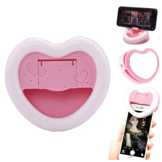Mini Ring Light avec Fonction Support et Miroir