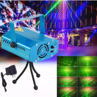 Lumières Laser LED Disco DJ Lumières De Fête Mini Flash Automatique RGB LED Multicouleur
