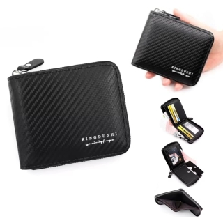 Portefeuille Pour Homme Blocage RFID Noir