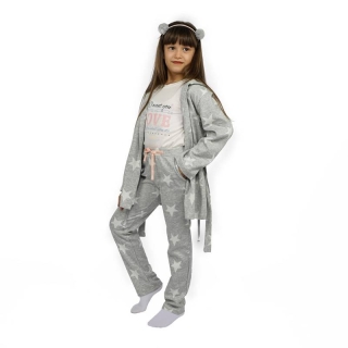 Pyjama fillette motif étoilé