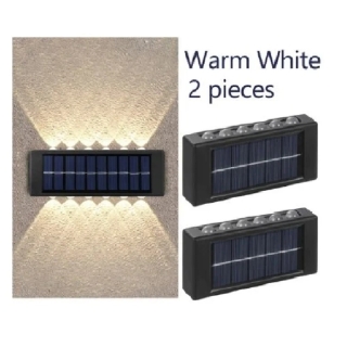 Pack De 2 Appliques Solaires Sans Fil 12 LED