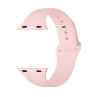 Bracelet pour Apple Watch 38&40&41 mm Sport En Silicone Souple Rose