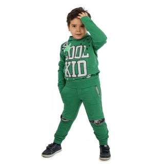 Jogging vert pour enfant M1