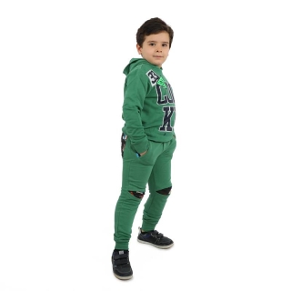 Jogging vert pour enfant Motif 2