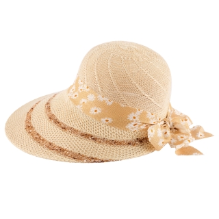 Chapeau de plage ovale pour femme