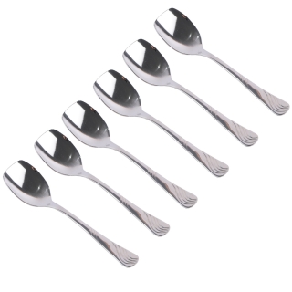 Winox Blister De 6 Cuillères A Glaces MORJANE -INOX 18/10 - Garantie À Vie