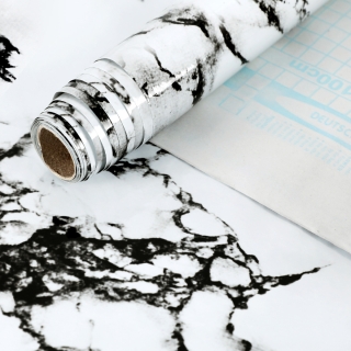 Papier Peint Autocollant Avec Effet Marbre Modèle D 300 X 60 Cm
