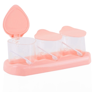 Lot de 3 Boîtes à épices avec support MAX PLAST