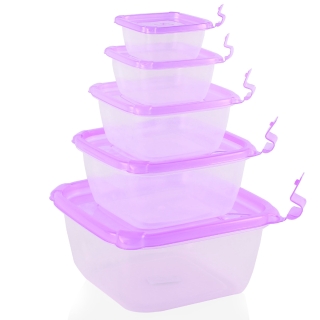 Set de 5 boite alimentaire en plastique alimentaire Max Plast - BPA Free - 5 pieces