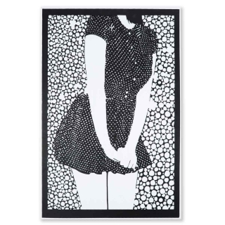 Tableau décoratif mural en MDF et Toile - 90 x 60 cm - réf 001