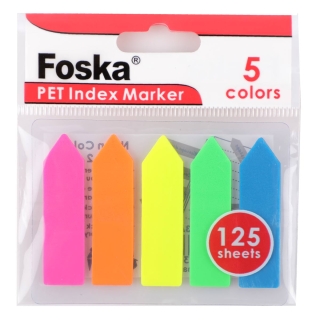 125 Index marque-pages Fantastic 45x12 mm - 5 couleurs