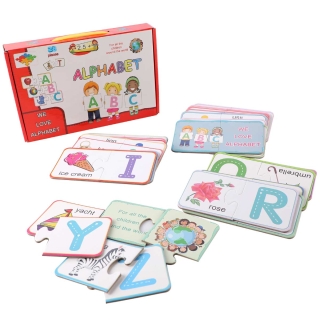 Coffret puzzle alphabet anglais
