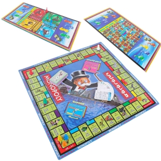Jeux de MONOPOLY GEANT - version AR et FR + 2 jeux