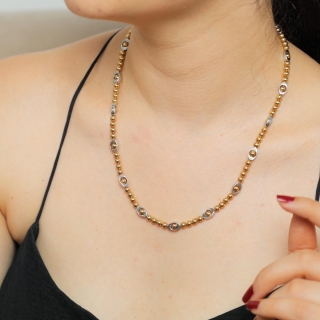 Collier chaîne à billes