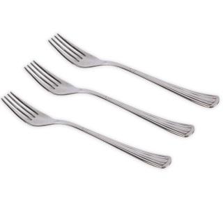 Winox Blister De 3 Fourchettes De Table AMBRE - Inox 18/10 - Garantie À Vie