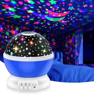 Lampe De Projection Étoilée Rotative Veilleuse Star Master