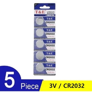 Lot de 5 Piles CR2032 3V Pile Bouton au Lithium