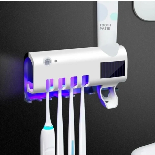 Stérilisateur de Brosse A Dents Avec Distributeur Automatique De Dentifrice