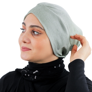 Turban pour femme 2 pièces vert clair