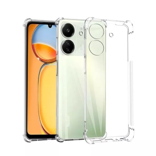 Coque Silicone pour Redmi 13C et Poco C65 Transparente
