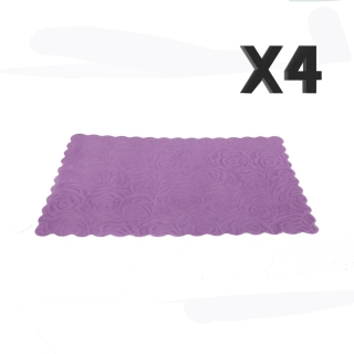 Pack de 4 Tapis de réfrigérateur 50 x 35 cm
