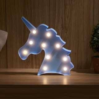 Lampe LED Forme Licorne Pour Décoration 32 cm x 19 cm