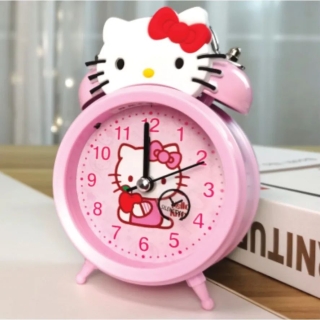 Horloge Réveil avec Alarme Mécanique Motif Dessin Animé pour Enfant
