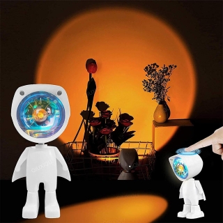 Lampe de Projection Astronaut Sunset 360°
