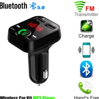 Transmetteur FM MP3 avec Double USB - Noir
