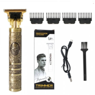 Tondeuse Métal Sans Fil pour Barbe et Cheveux Pro