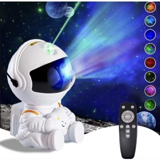 Jeux De Lumière Forme Robot En Blanc