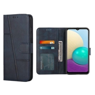 Etui Portefeuille pour Samsung Galaxy S23 Avec Rabat Magnétique Bleu