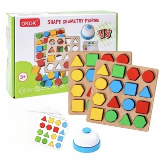 Jeu Éducatif En Bois Formes Géométriques