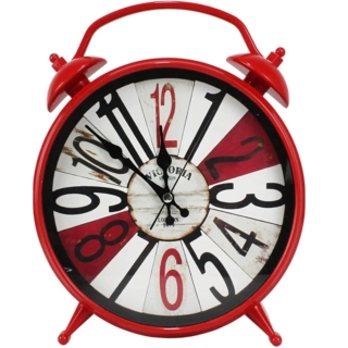 Montre Murale Diamètre 23 Cm Rouge