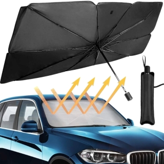 Pare Soleil Forme Parapluie Pliable pour Pare-Brise de Voiture