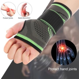 Gant De Poignet De Main Élastiqué Avec Fermeture Réglable